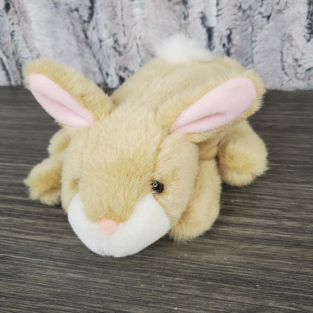 Walmart Beige Bunny Rabbit Full Body Hand Puppet 8" Tan Easter Plush Toy